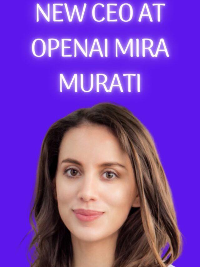 New CEO at OpenAI Mira Murati