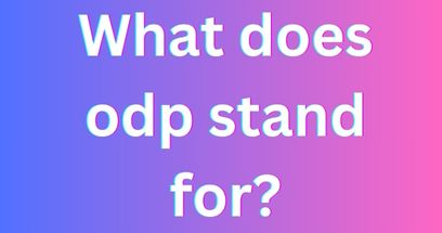 What does odp stand for?