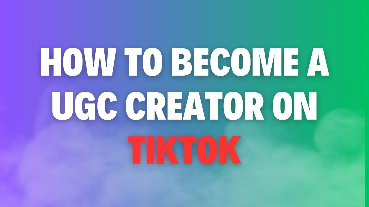 UGC creator on Tiktok