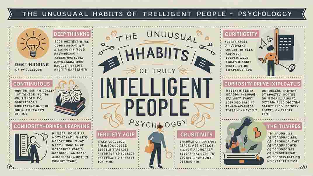 10 unusual habits of truly intelligent people, according to psychology