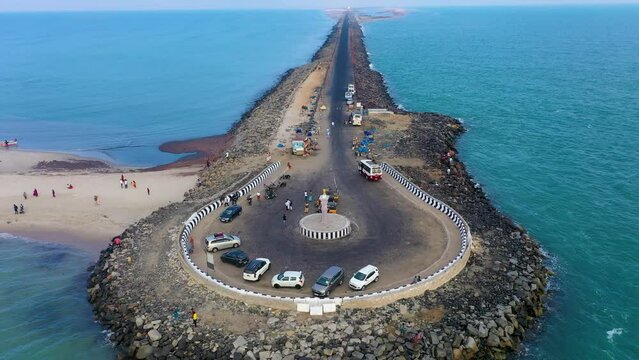 Dhanushkodi Beach Road