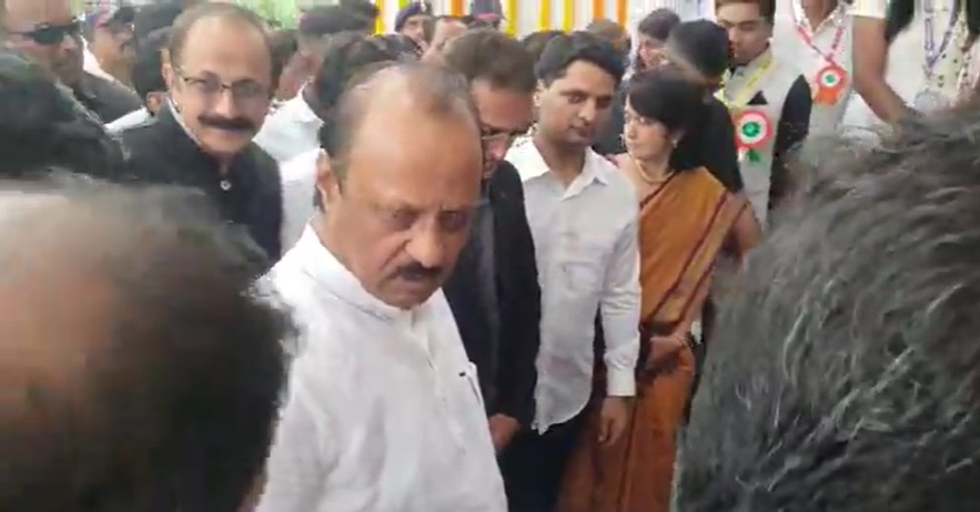 Pune Guardian Minister Ajit Pawar Scolds Officials Over Negligence at GST Bhavan Opening