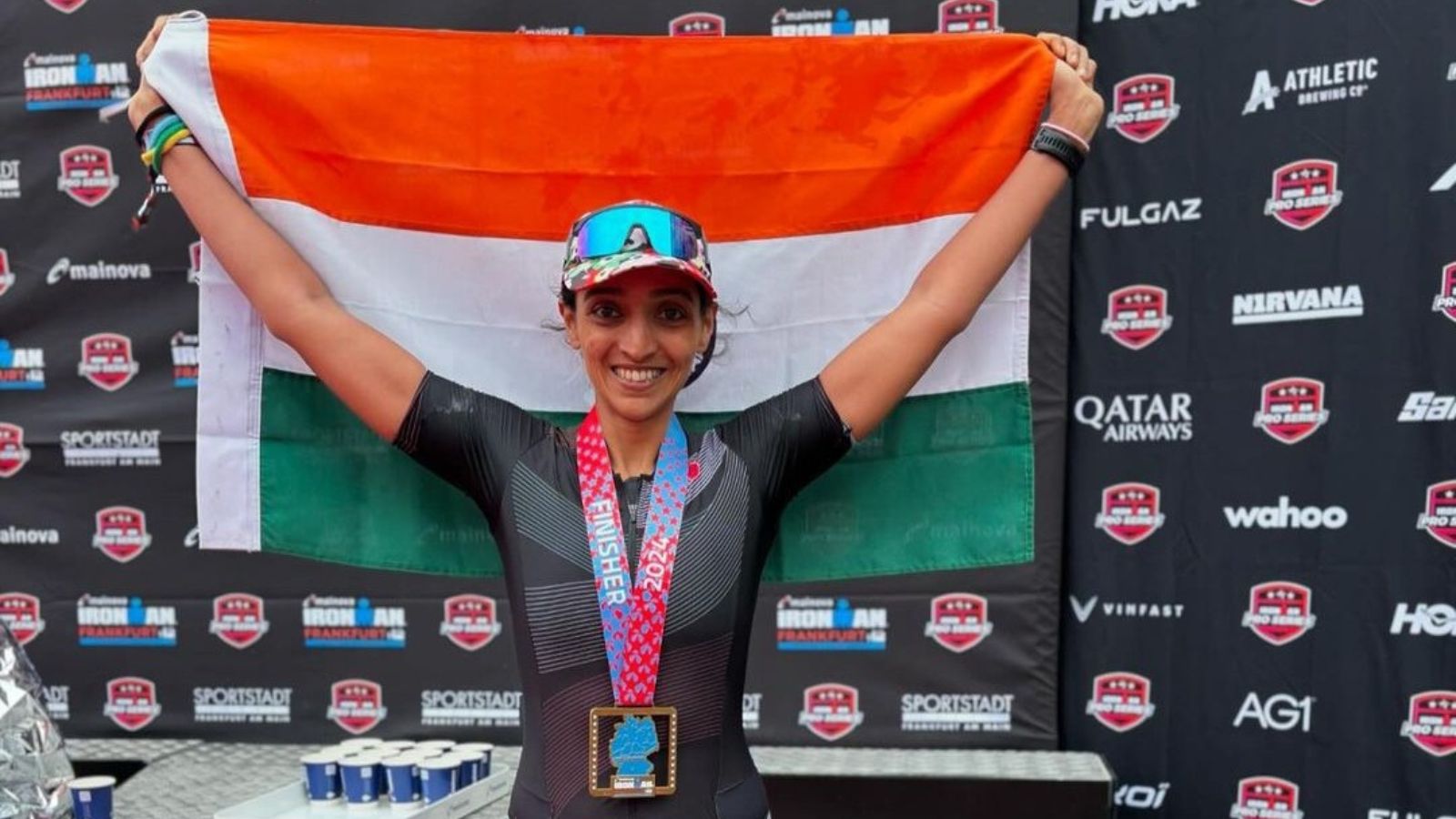 Sailee Wagh Gangakhedkar From Pune Dominates Frankfurt Ironman with Impressive 12.26 Hour Finish