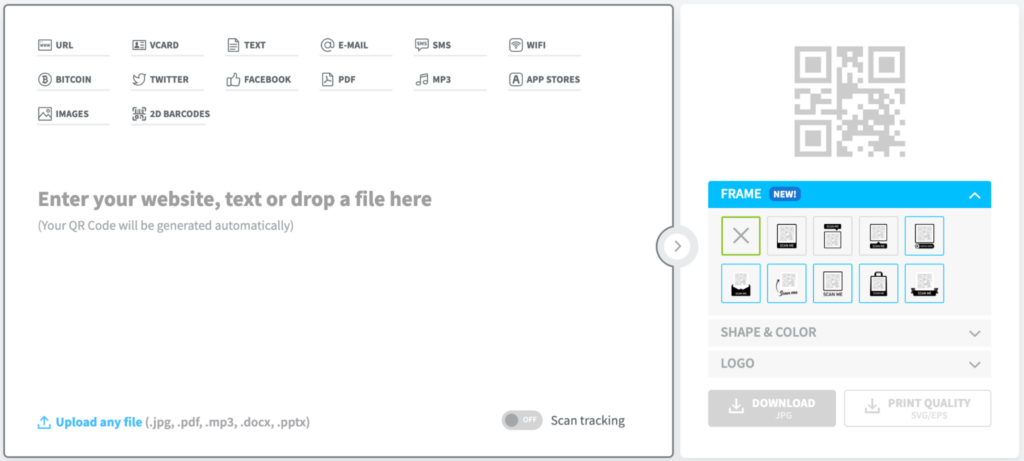 QR Generator by Bitly