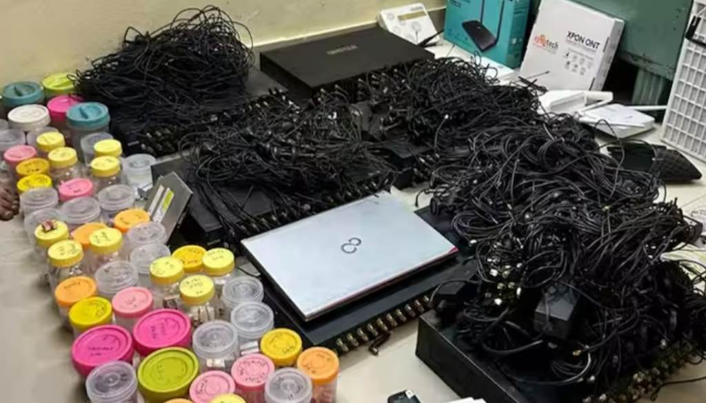 ATS Busts Illegal Telephone Exchange in Punes Kondhwa