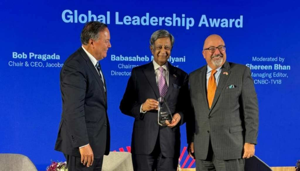 Baba Kalyani becomes the 2nd Indian to receive U.S.I.B.C Global Leadership Award