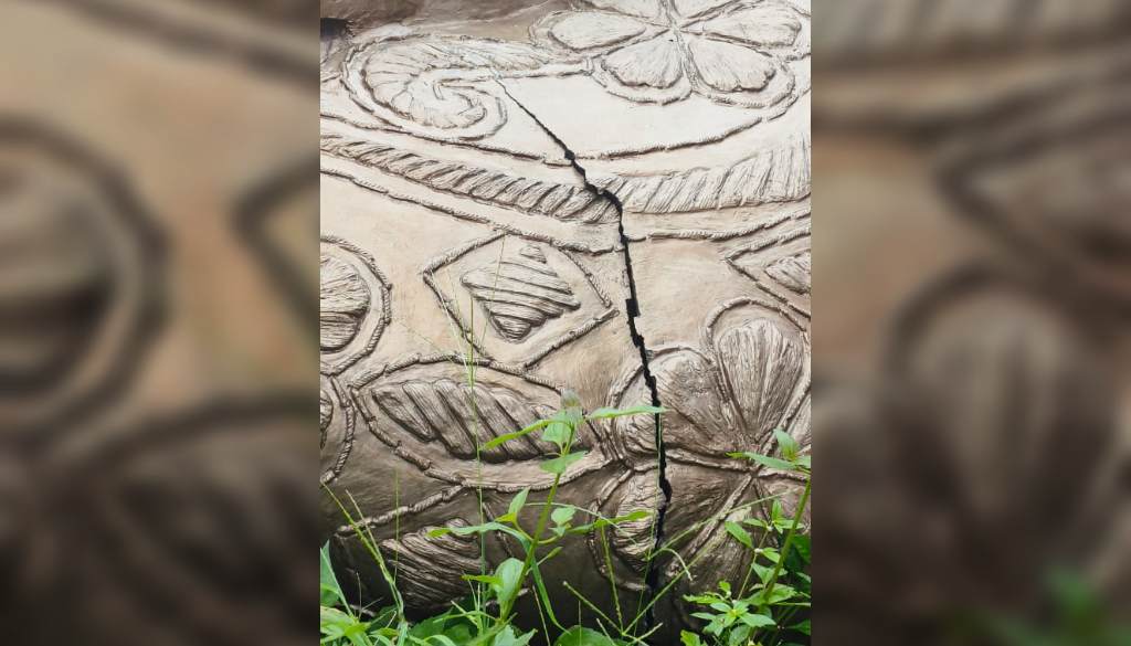 Cracks Found in 100 Foot Chhatrapati Sambhaji Maharaj Statue