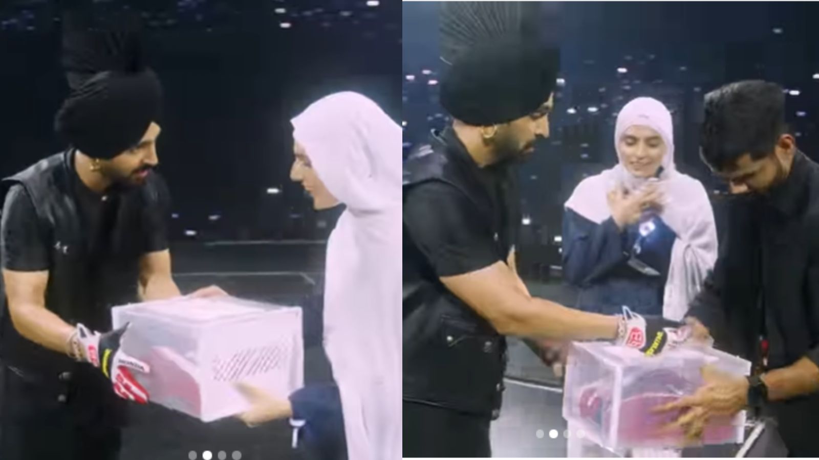 Diljit Dosanjh breaks borders with kindness Gifts shoes to adoring fan from Pakistan