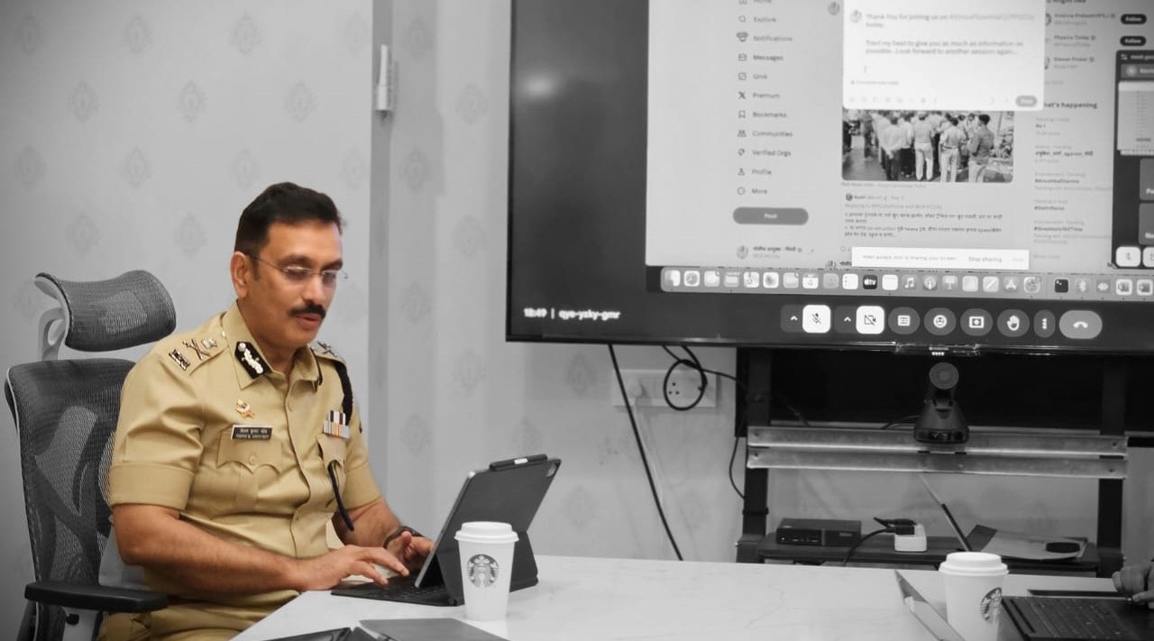 Pimpri Chinchwad Police Commissioner Vinay Kumar Choubey Holds Virtual Town Hall on ‘X To Address Concerns