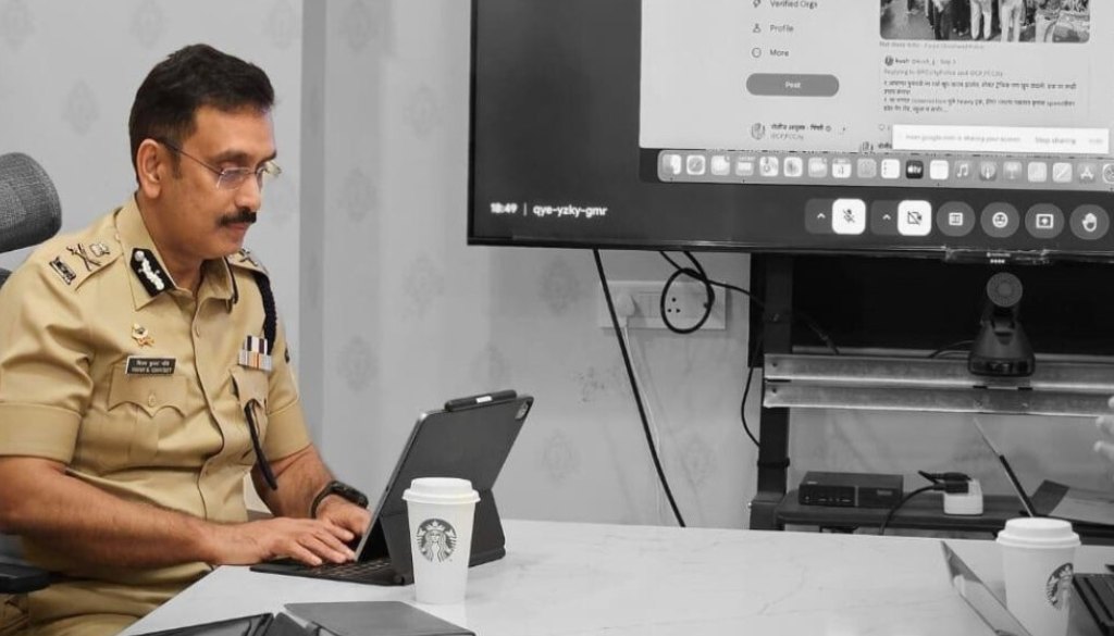 Pimpri Chinchwad Police Commissioner Vinoy Kumar Choubey Hosts Virtual Town Hall