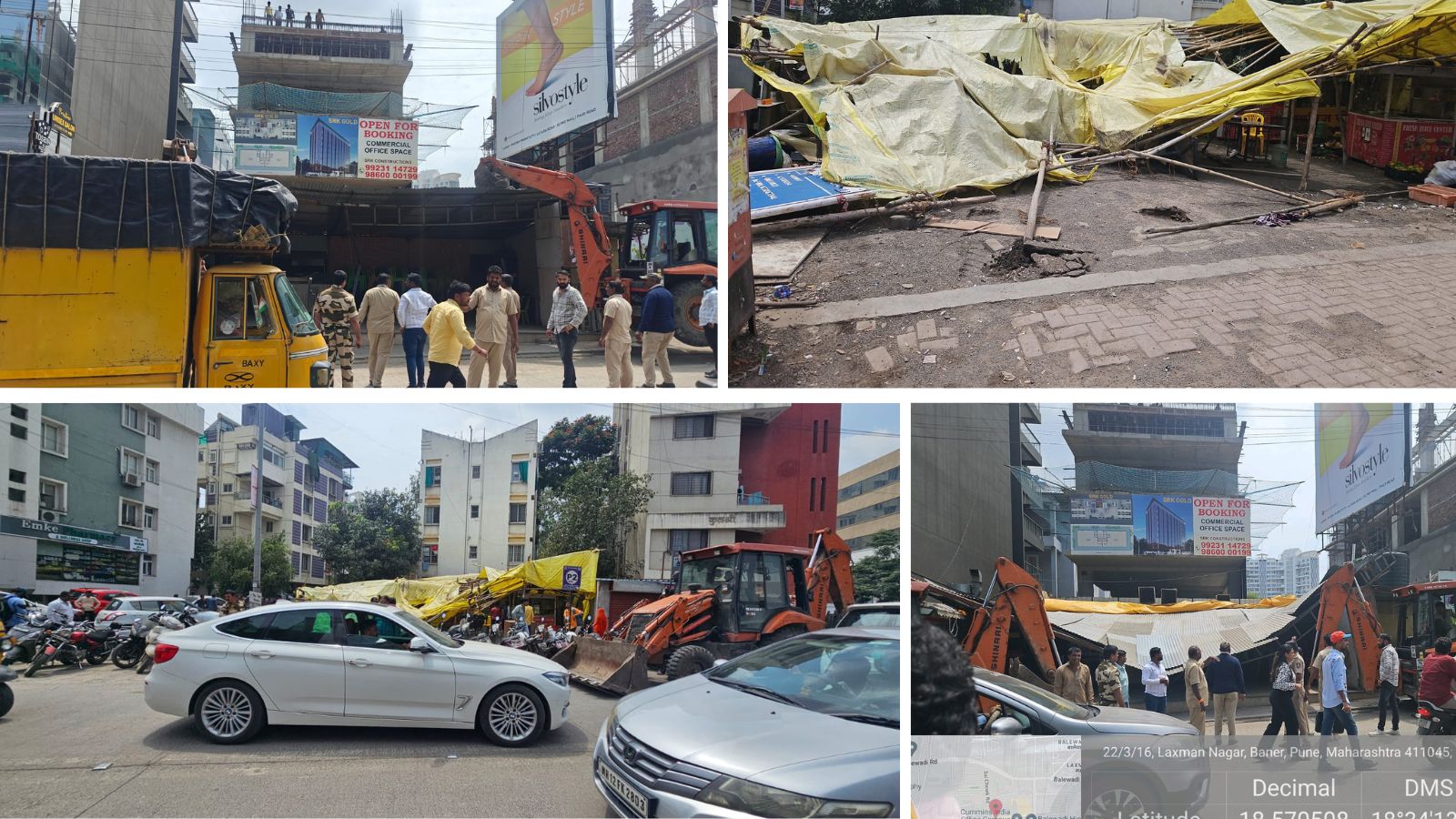 Pune Municipal Corporation Takes Action Against Illegal Construction In Balewadi Demolishes 15500 Sq. Ft Area