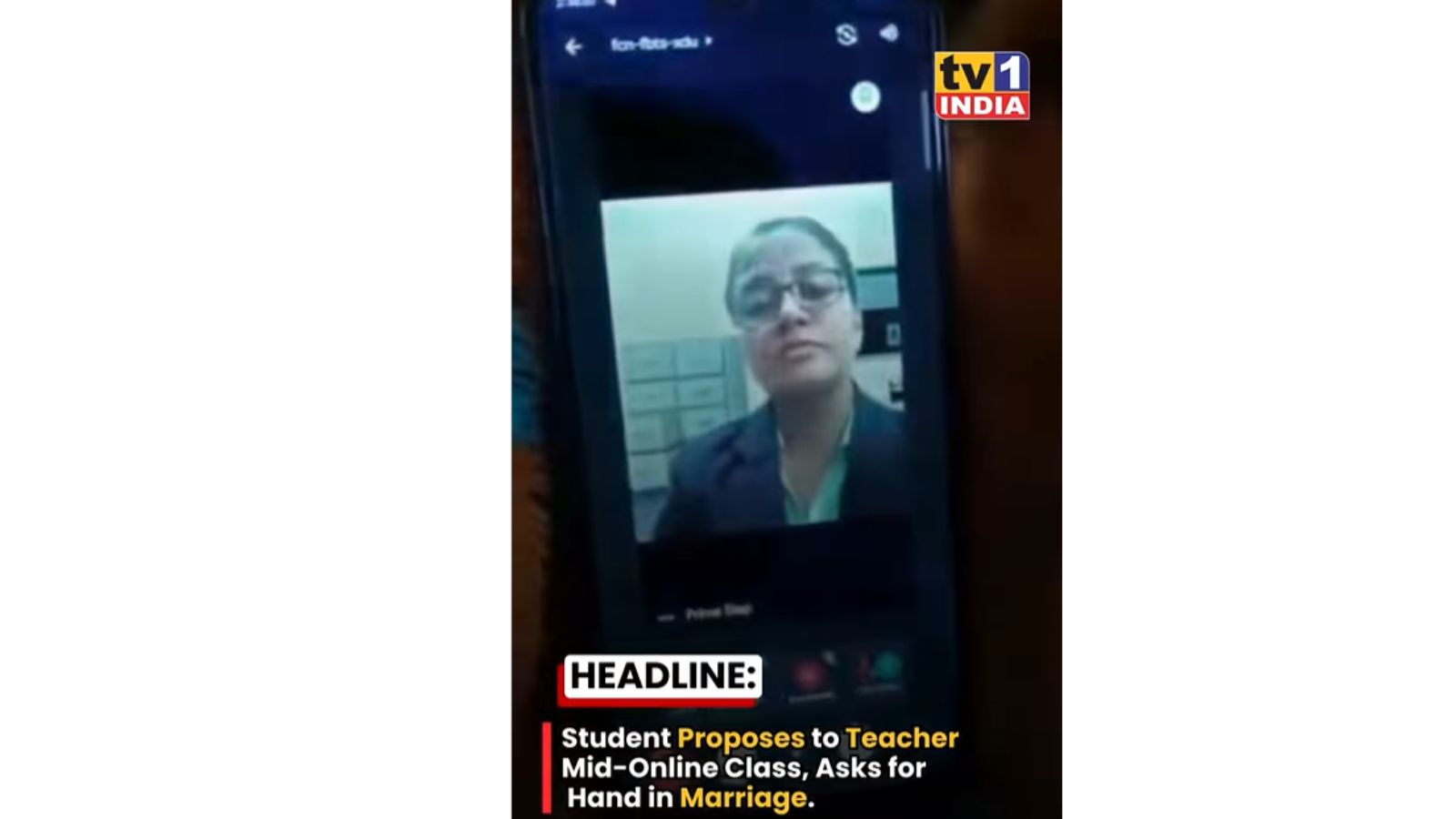 Students Proposal to Teacher During Online Class Sparks Outrage Video Goes Viral