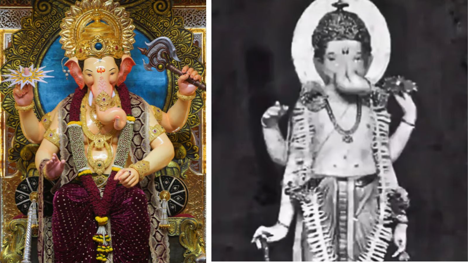 Transition of Mumbais famous Ganesha Lalbaugcha Raja from 1934 2024 – Watch here