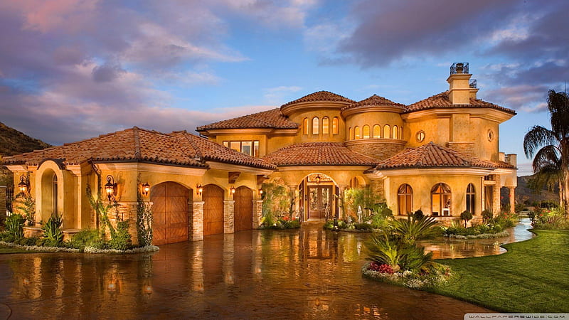 wealthy homes