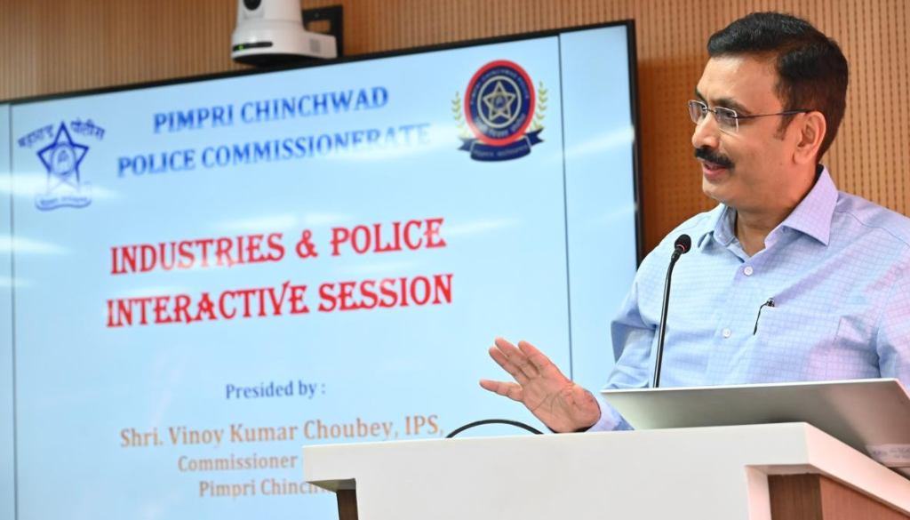 CP Choubey Leads Discussion on Traffic Issues and Industrial Challenges in Chakan