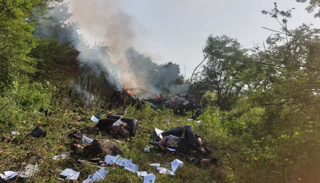 Helicopter Crashes in Punes Bavdhan