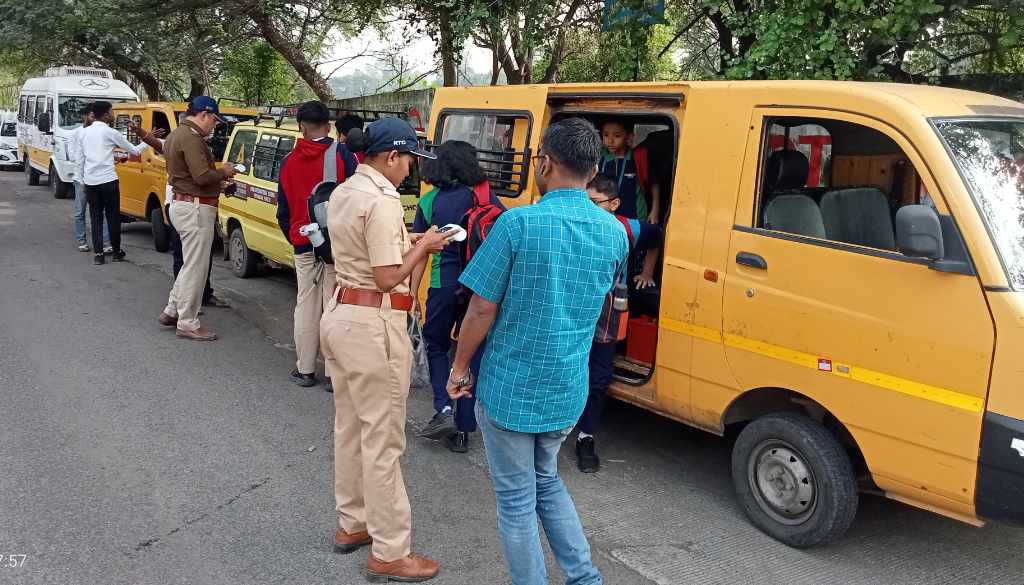 Pune RTO Cracks Down on School Buses and Vans