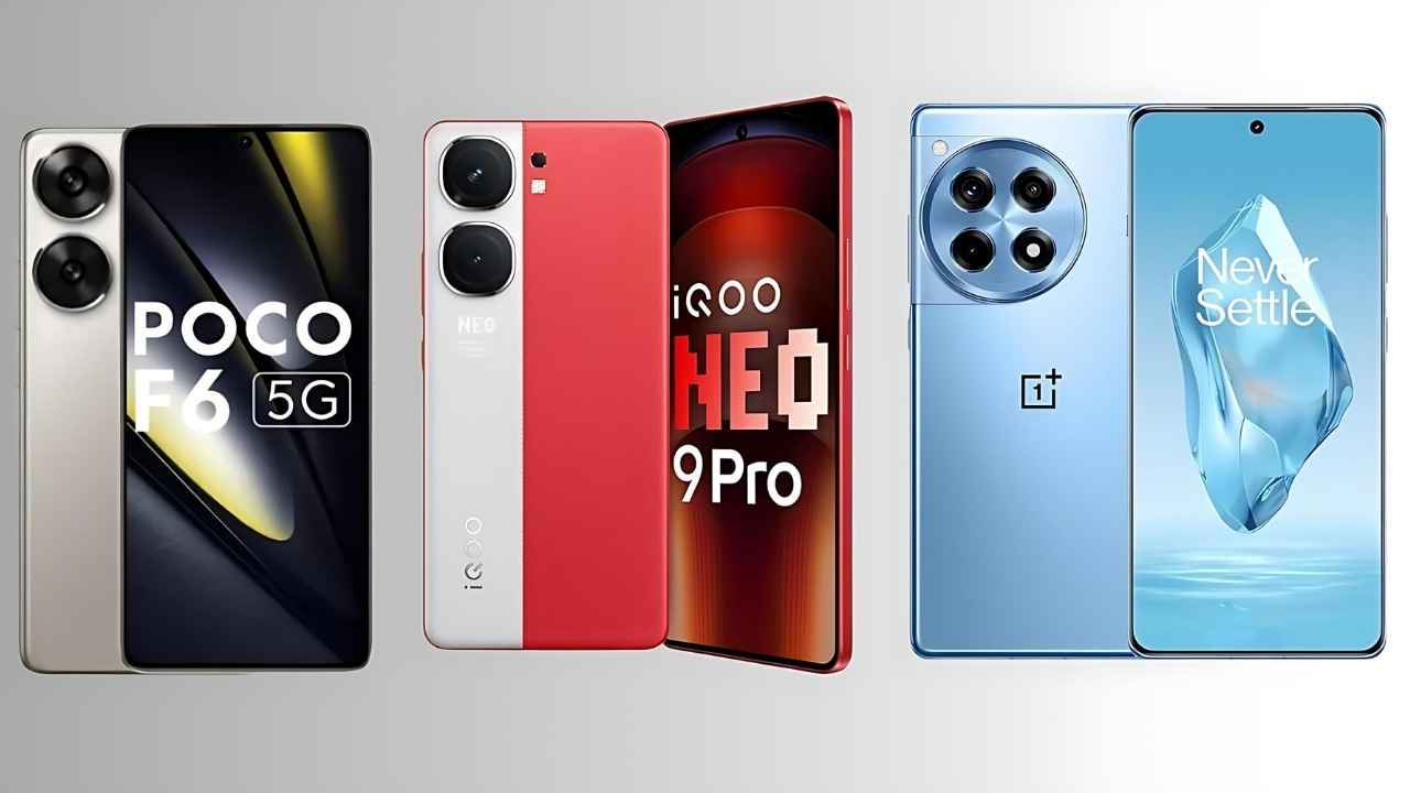 poco f6 vs Iqoo Neo 9 Pro VS OnePlus 12R 1